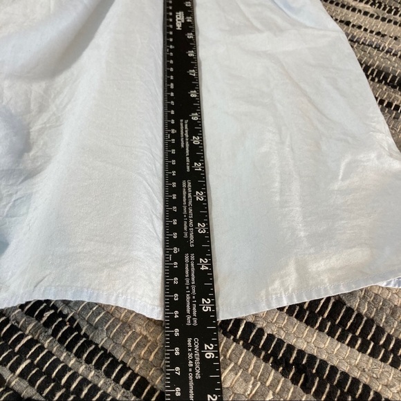 Francescas | Blue Embroidered Off the Shoulder Top cottage core - Picture 9 of 12